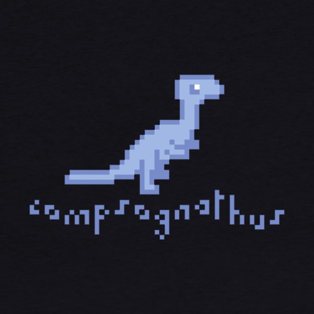 Pixel Art Compsognathus by Trijucre